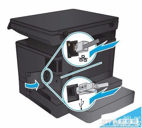 HP LaserJet M435nw打印机怎么安祖昂纸盘?10