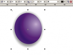 CorelDRAW X3绘制一串带有露珠的真实紫葡萄4