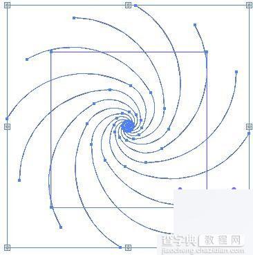 Illustrator简单制作漂亮的漩涡花纹6