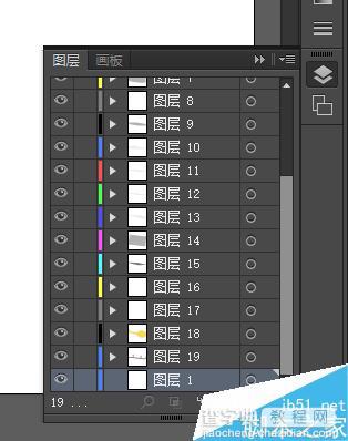 怎么把AI文件导入PS分层?7