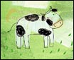 Illustrator(AI)设计绘制稚拙儿童插画奶卡通斑点奶牛实例教程1