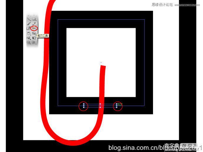 Illustrator制作超酷的立体正方形迷宫效果8