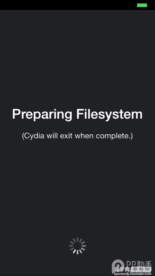 【视频教程】盘古iOS8完美越狱后安装Cydia和iFile教程 Cydia安装可设密码7