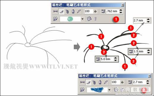 CDR绘制一幅中国风写意水墨画22