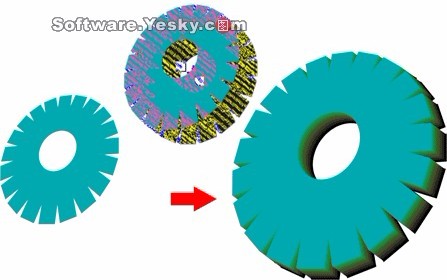 CDR绘制不同风格的齿轮效果实例教程9