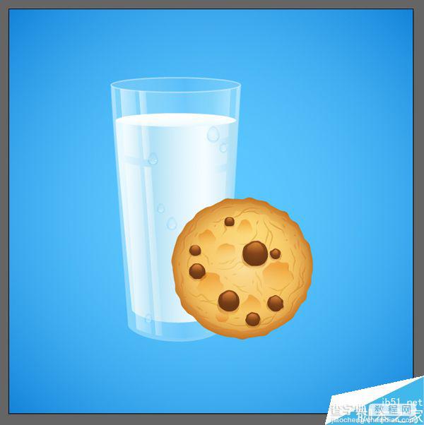 AI绘制一杯写实的牛奶和超有质感的燕麦饼干31