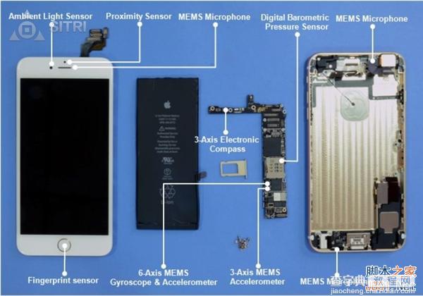 百年难得一见！苹果iPhone 6 Plus传感器显微全集/图1