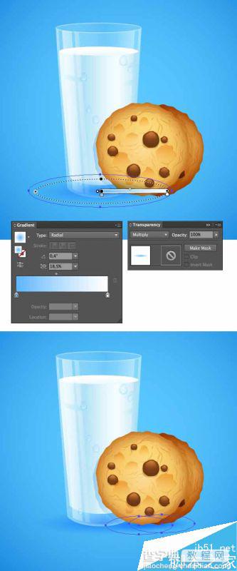AI绘制一杯写实的牛奶和超有质感的燕麦饼干36