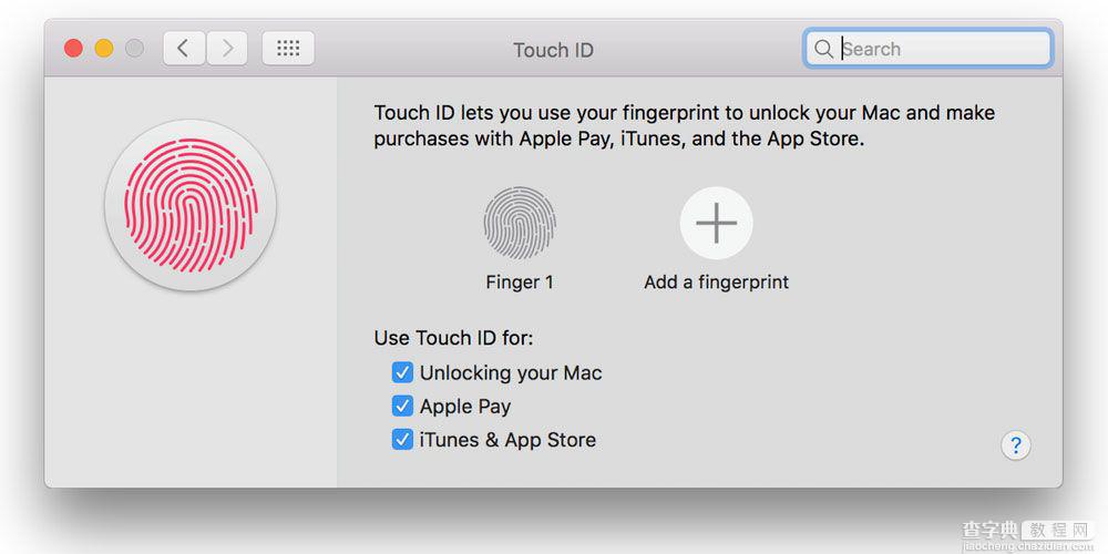 苹果全新MacBook Pro上添加指纹和银行卡的使用教程3