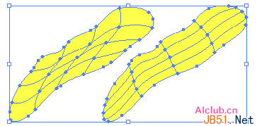 重设Illustrator(AI)中变形边框控制网格和分割建立渐变网格的两种实例教程介绍5