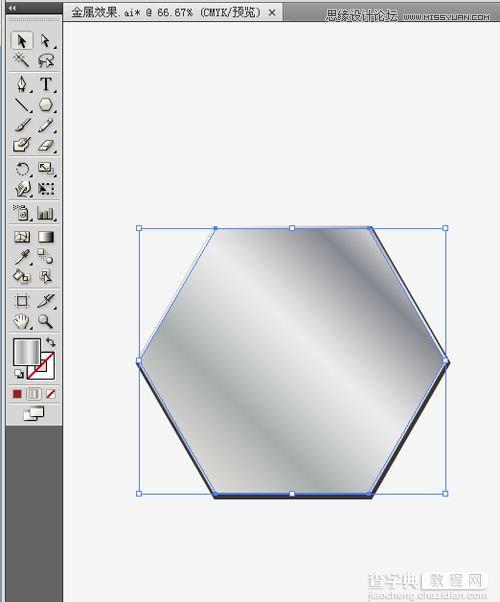 Illustrator(AI)利用多边形工具设计打造质感素材图片实例教程9