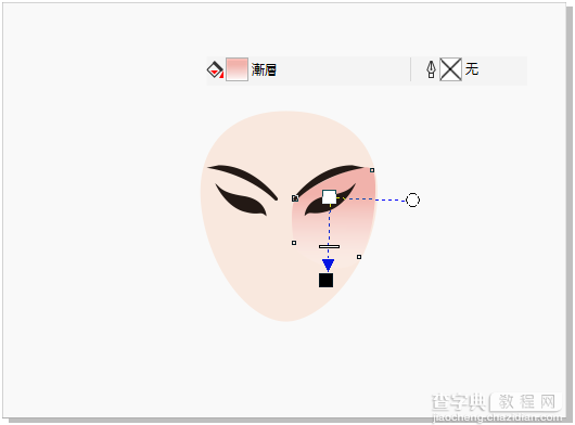 CorelDRAW X8绘制献血灵动的京剧脸谱6