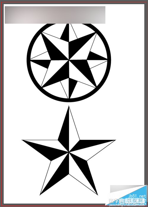 AI绘制星形logo标志的两种方法介绍1
