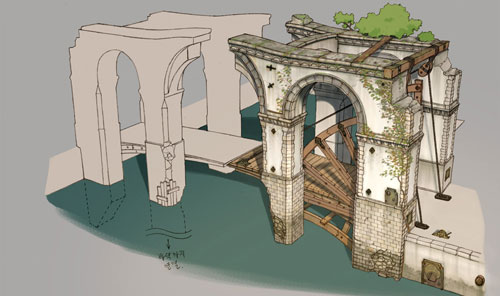 3DSMAX制作次世代游戏场景《世界之桥》2