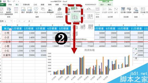 excel图表怎么设置根据自己的筛选而变动？5