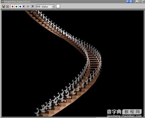 3D教程：3DSmax制作螺旋转梯模型17
