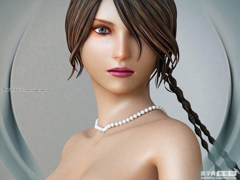3ds Max打造3D游戏绝色美女Lulu26