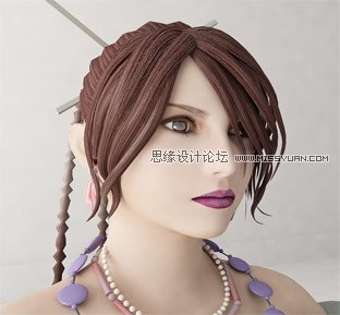 3ds Max打造3D游戏绝色美女Lulu19