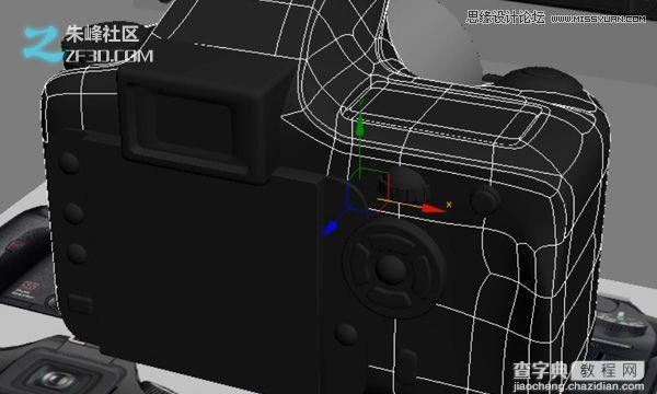 3dsmax制作数码单反照相机建模教程74