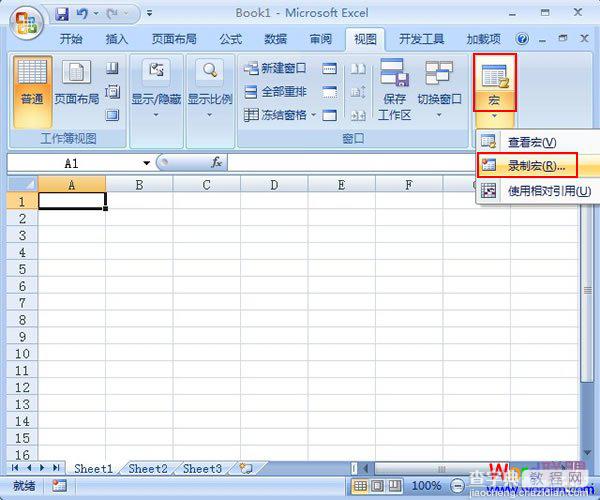 怎样用宏来完成Excel2007工作表的逆序打印功能1
