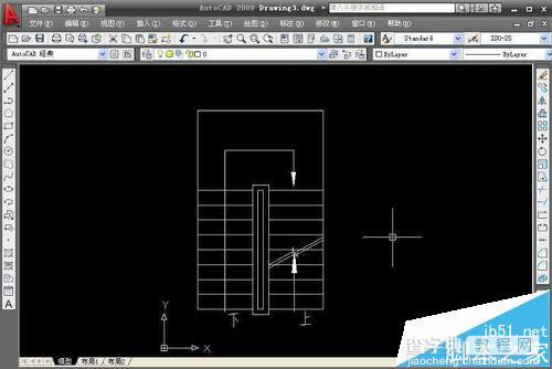 CAD怎么绘制室内楼梯的平面图?2