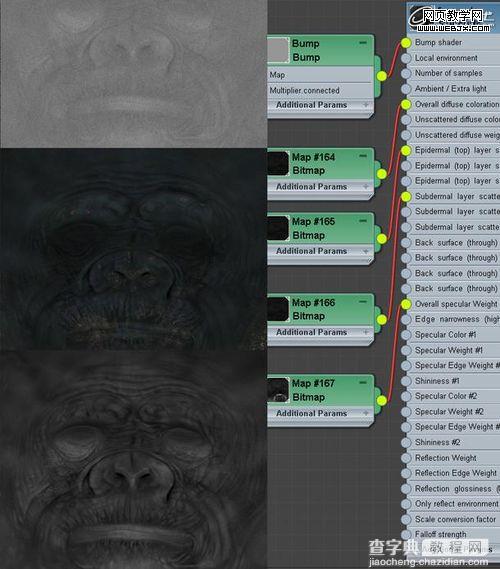 3Ds Max制作逼真的黑猩猩的雕刻模型教程7