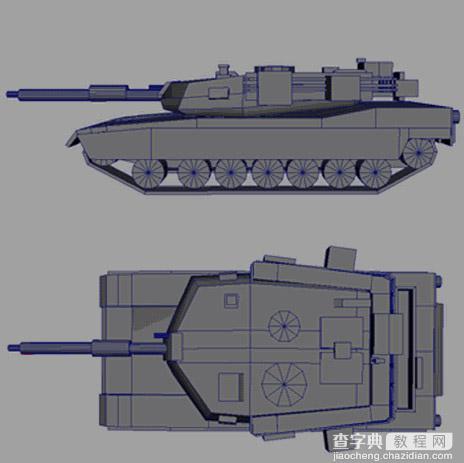 MAYA打造逼真的坦克建模8