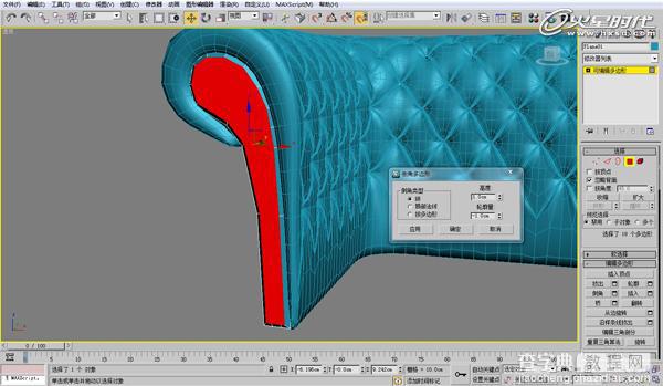 3DSMAX制作逼真的欧式沙发建模教程33