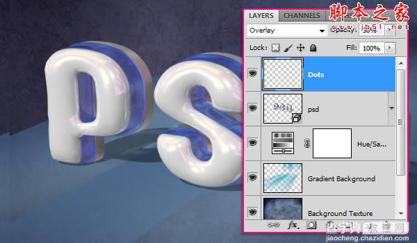 photoshop设计打造出清爽的塑料质感立体文字效果33