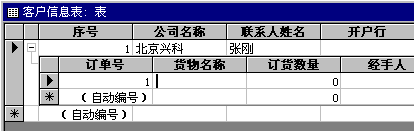 Access中定义表之间的关系9