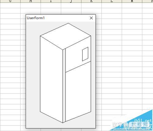 excel中怎么绘制电冰箱图形呢？9