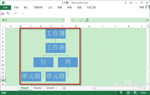 excel工作簿、工作表、单元格、行、列的概念区分图解6