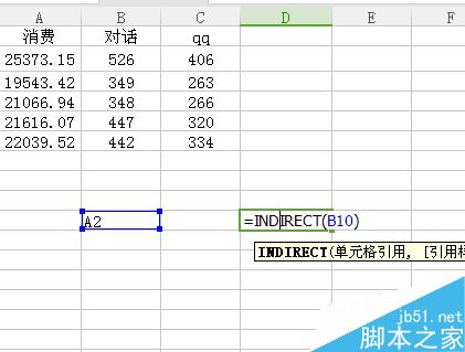 在excel表格中怎么使用Indirect函数?4