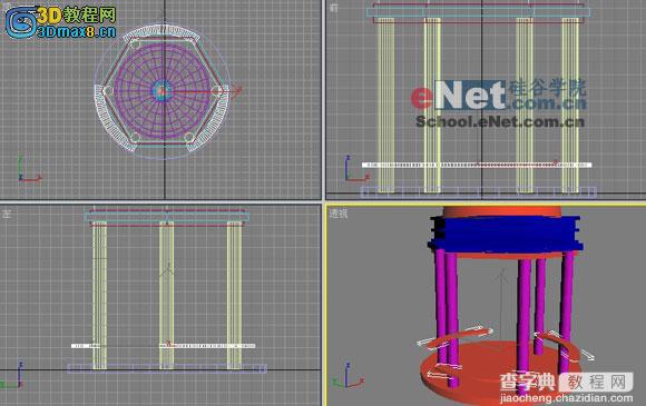 3Dmax制作美丽的欧式凉亭7