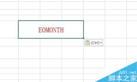 Excel如何利用Eomonth函数求出引用单元格中的日期的月份?1