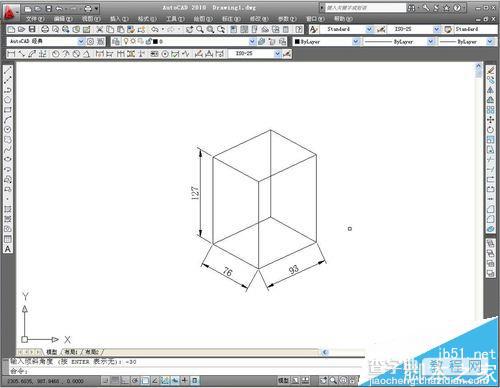 CAD二维图怎么倾斜标注轴侧图?8