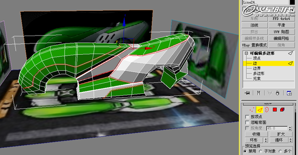 3DSMAX打造漂亮可爱的绿色卡丁车22