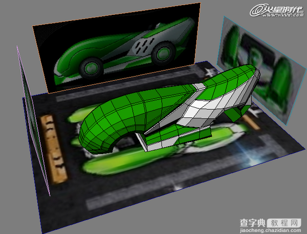 3DSMAX打造漂亮可爱的绿色卡丁车21