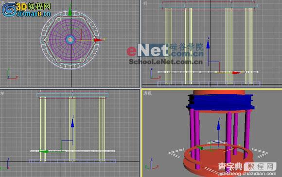 3Dmax制作美丽的欧式凉亭6