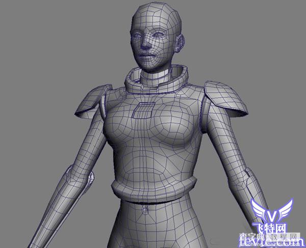 3DMAX打造漂亮的完美游戏女性角色教程10