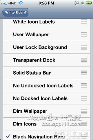 最新更新winterboard怎么用？iOS 7越狱美化插件winterboard下载安装使用教程4