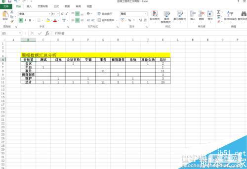 在Excel2013中怎么创建数据透视表?11