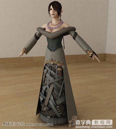 3ds Max打造3D游戏绝色美女Lulu22