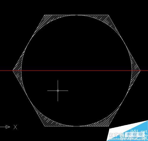 CAD怎么绘制多边形内切圆并填充图案？10