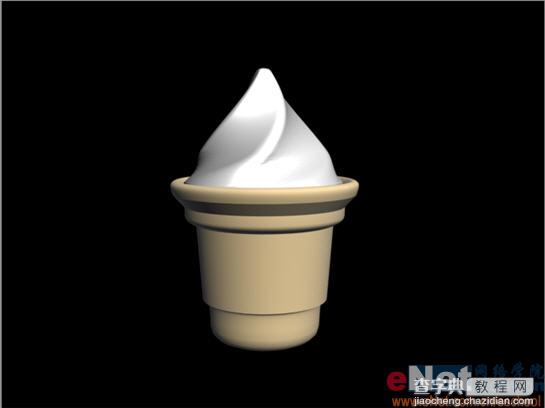 3dmax9.0教程:夏天的挚爱奶油冰激凌1