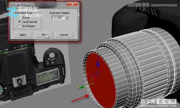 3dsmax制作数码单反照相机建模教程90