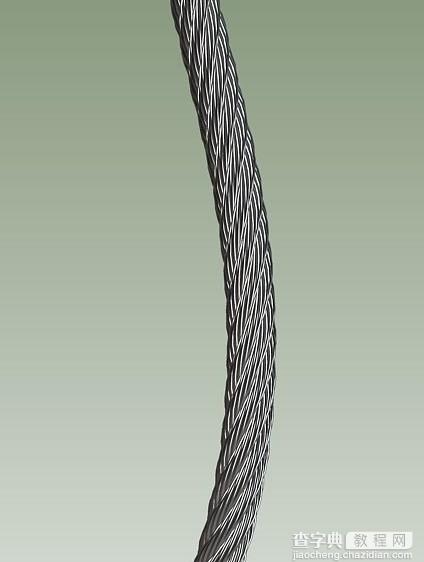 AutoCAD制作49股逼真的钢丝绳教程20