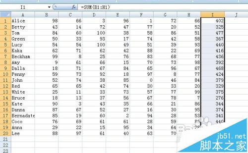 Excel怎么计算学生的总分/平均分/及格率?3