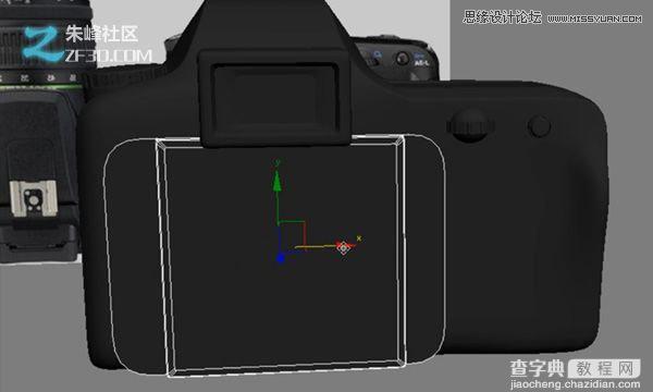 3dsmax制作数码单反照相机建模教程67
