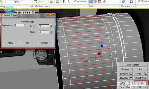 3dsmax制作数码单反照相机建模教程81